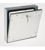 Sistema MPWD 400 x 400 mm - Trampilla de inspección para exteriores a prueba de agua  / para fachada / con funda