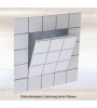 System F3 Trampilla para Alicatar 200 x 200 Variante 2, placa hidro 15 mm Marco 25 mm