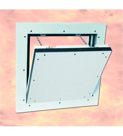 Sistema BMW - EI90 / trampillas resistentes al fuego 500 x 500 mm / placa de yeso 40 mm / Paredes de Obra